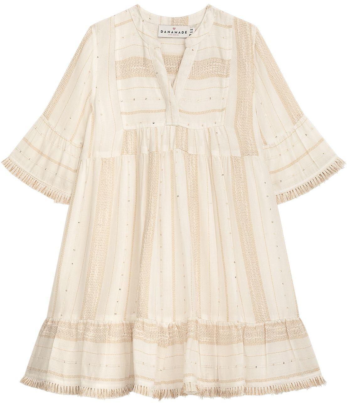 Danamade Teens M&auml;dchen Kleid Sommerkleid Thea beige