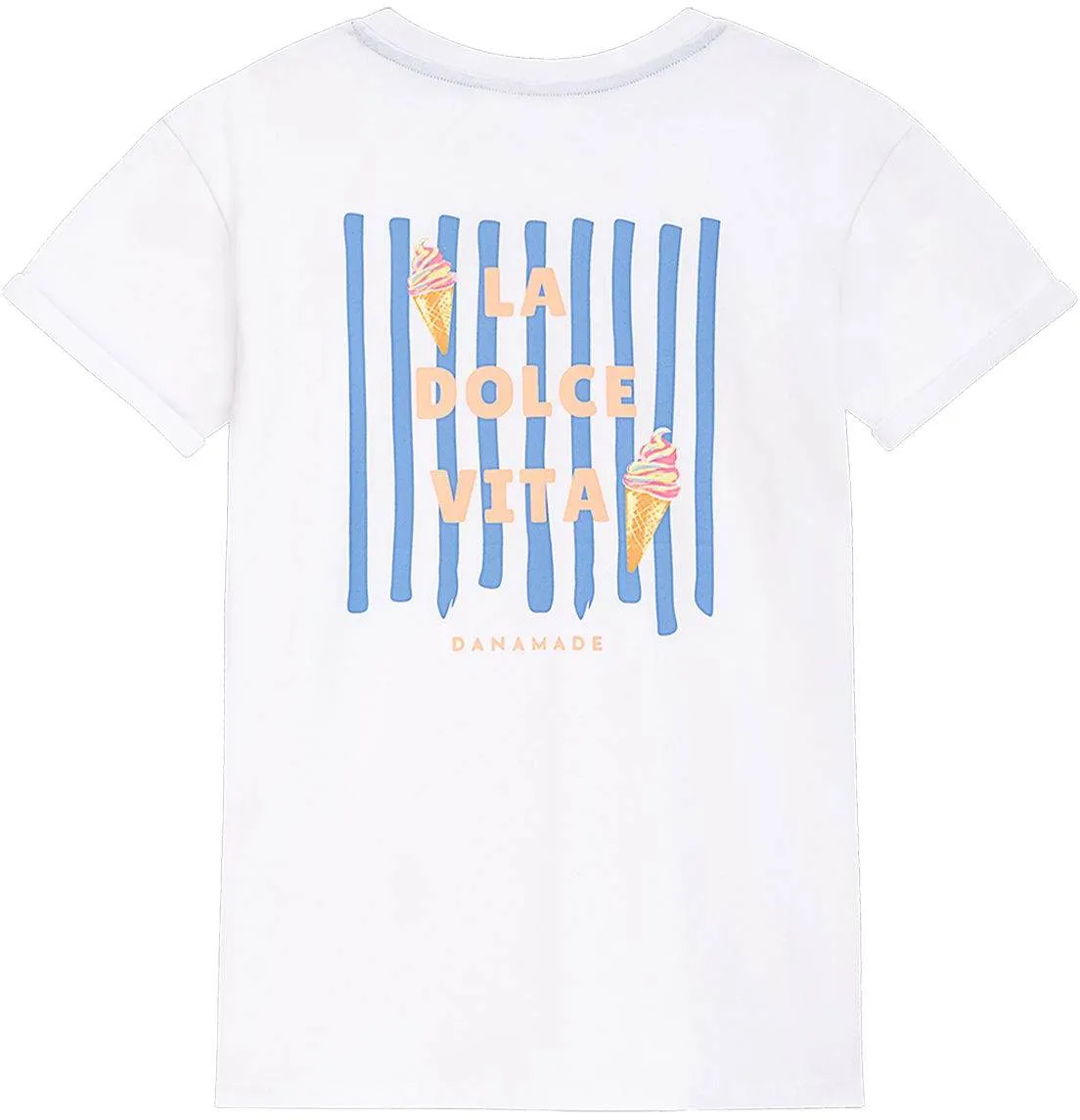 Danamade Teens M&auml;dchen Shirt Dolce Vita wei&szlig;