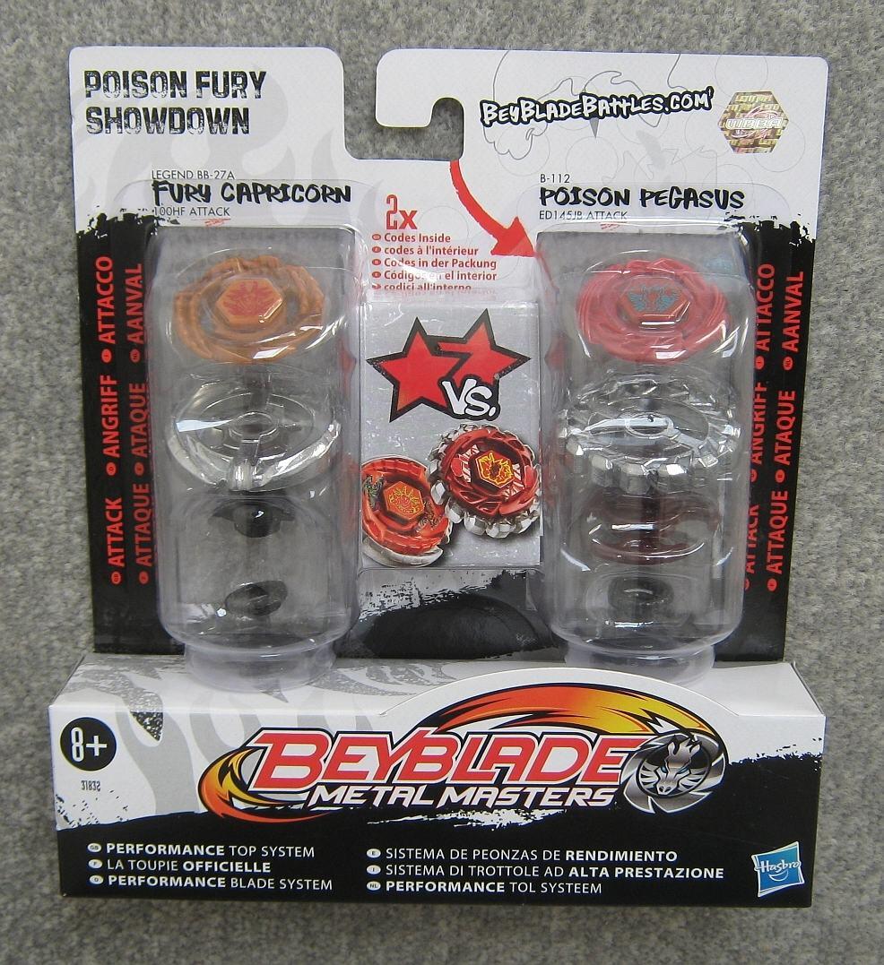 Hasbro Beyblade Metal Masters Fury Capricorn Poison Pegasus 2011