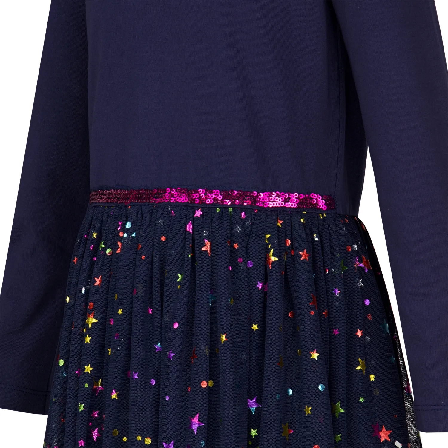 Happy Girls Mädchen Kleid Sternchen blau