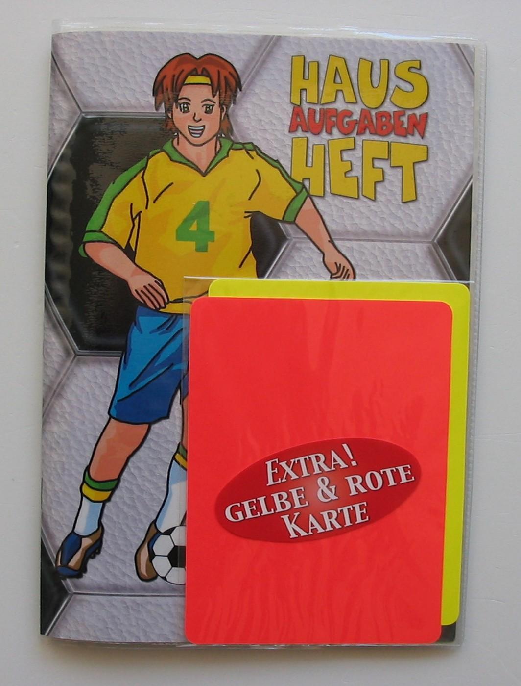 Hausaufgabenheft Fu&szlig;ball DIN A5