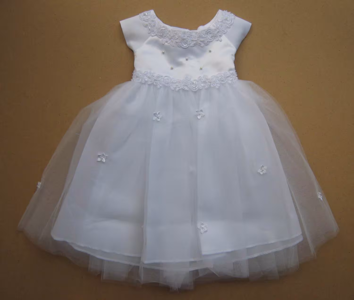 Kid Collection Babykleid Taufkleid Katherina wei&szlig;