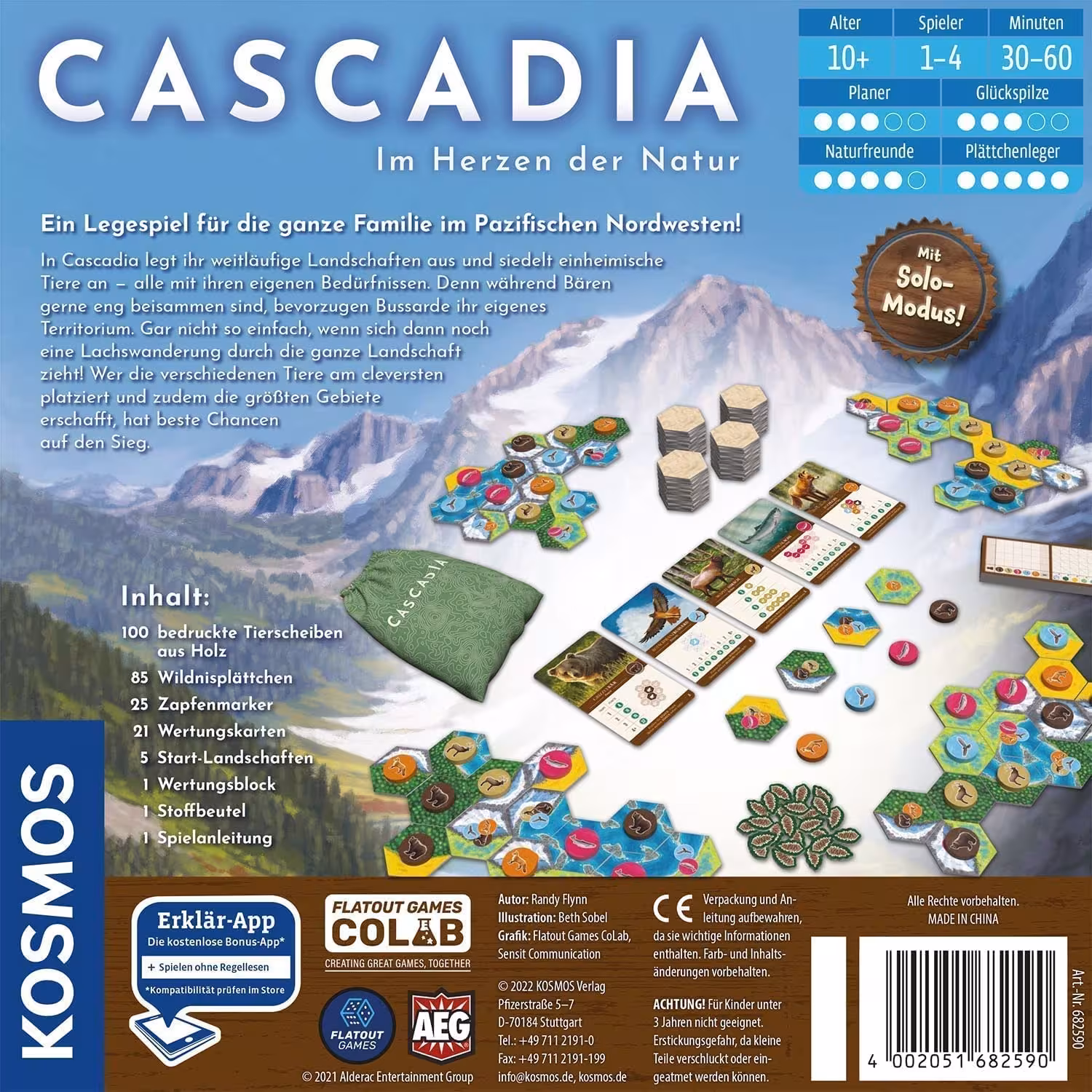 Kosmos Cascadia Spiel des Jahres 2022