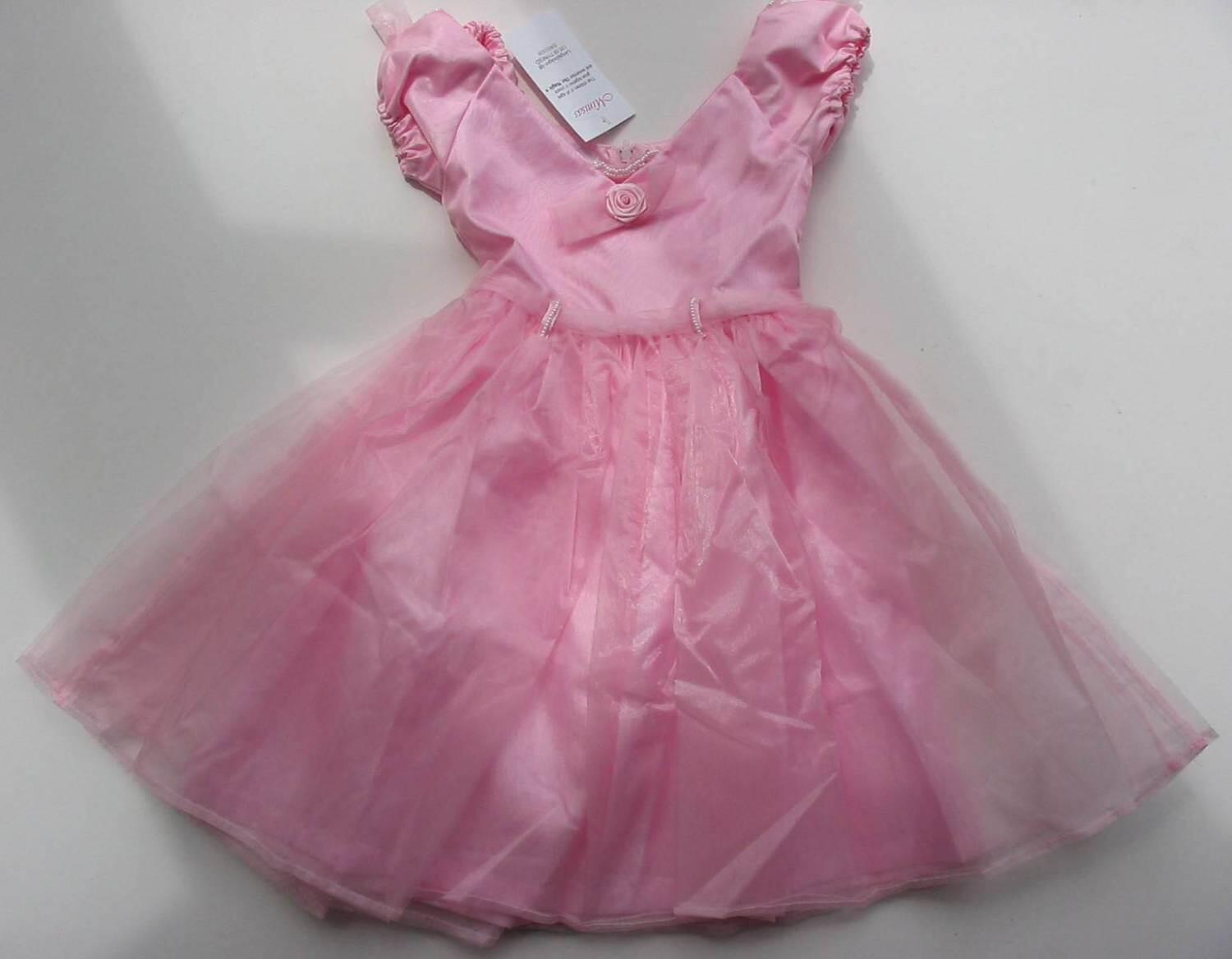 Minisa Blumenkind M&auml;dchenkleid Wedding 4 rosa