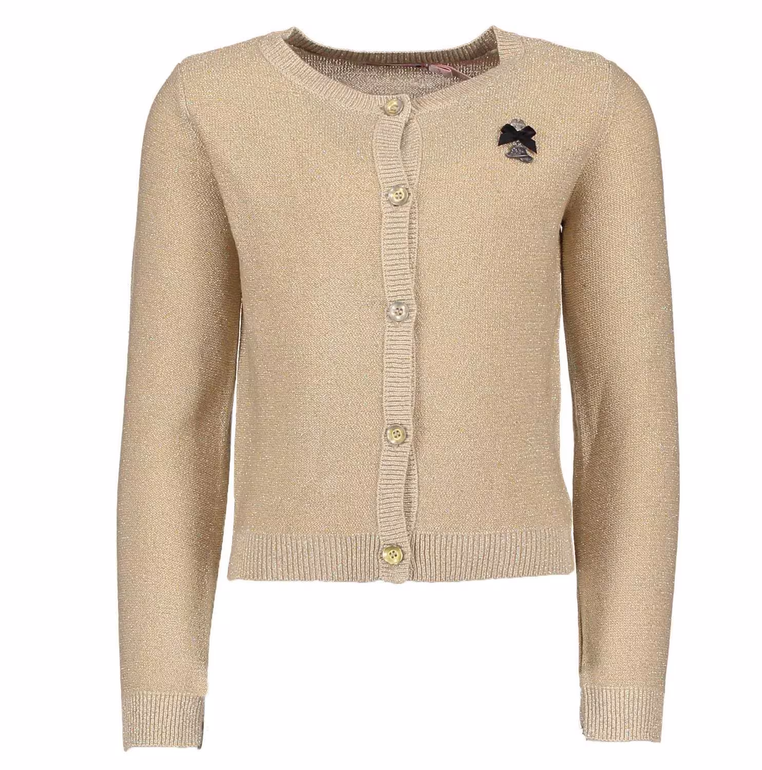 Nono M&auml;dchen Lurex Jacke gold