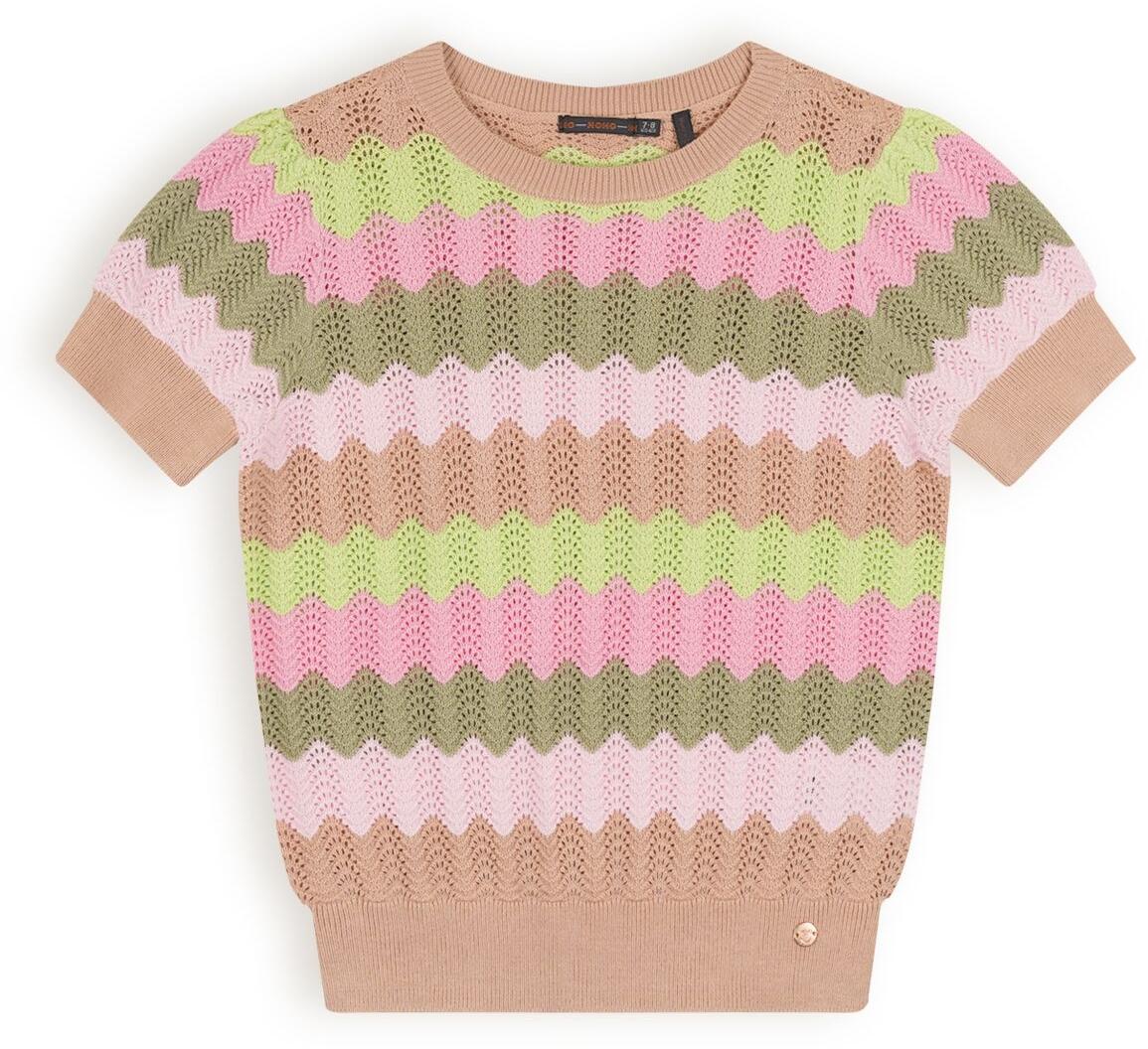 Nono M&auml;dchen Pullover Kae Ajour bunt