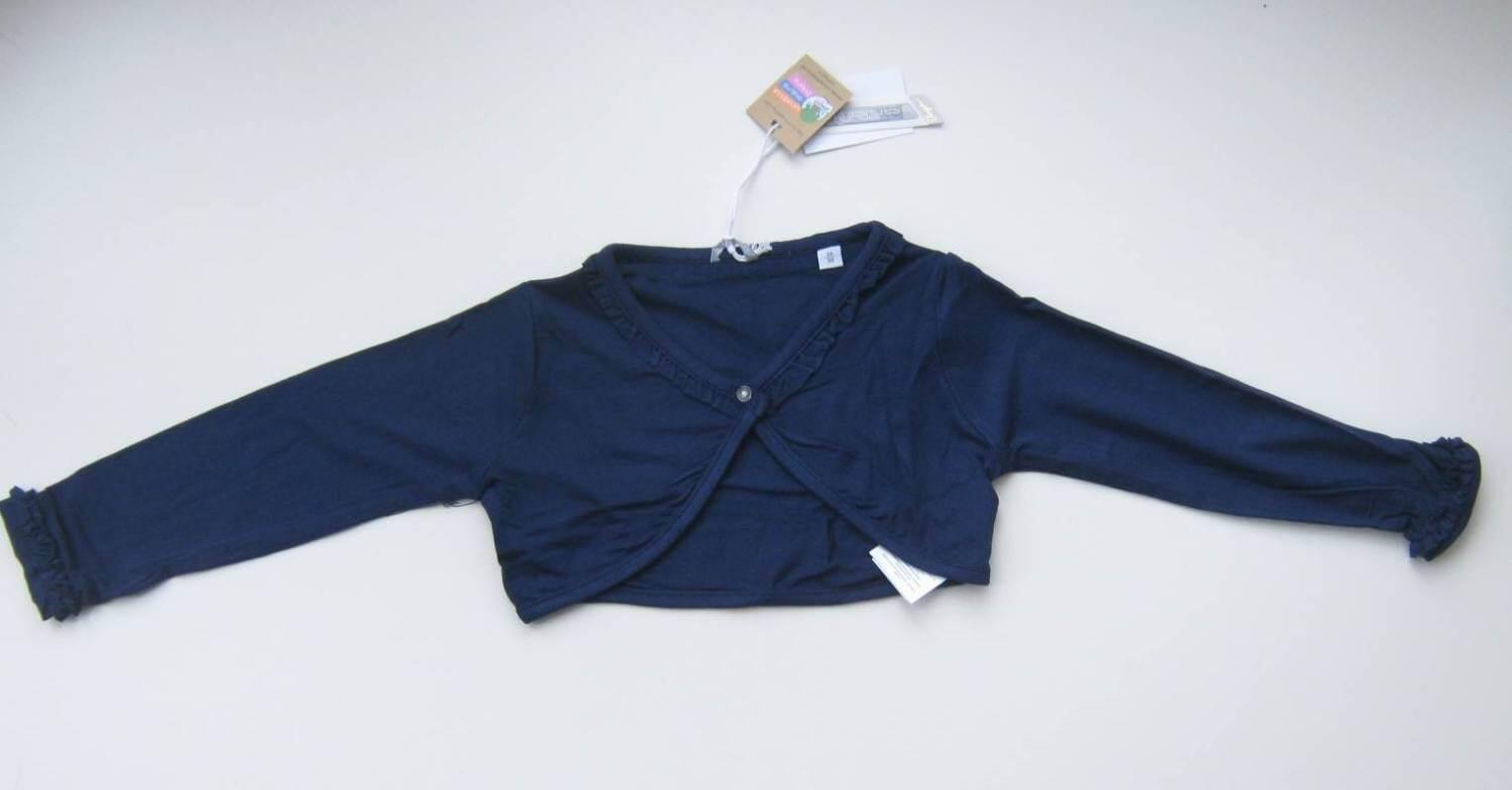 Sarabanda Kinder Bolero mit R&uuml;schen blau