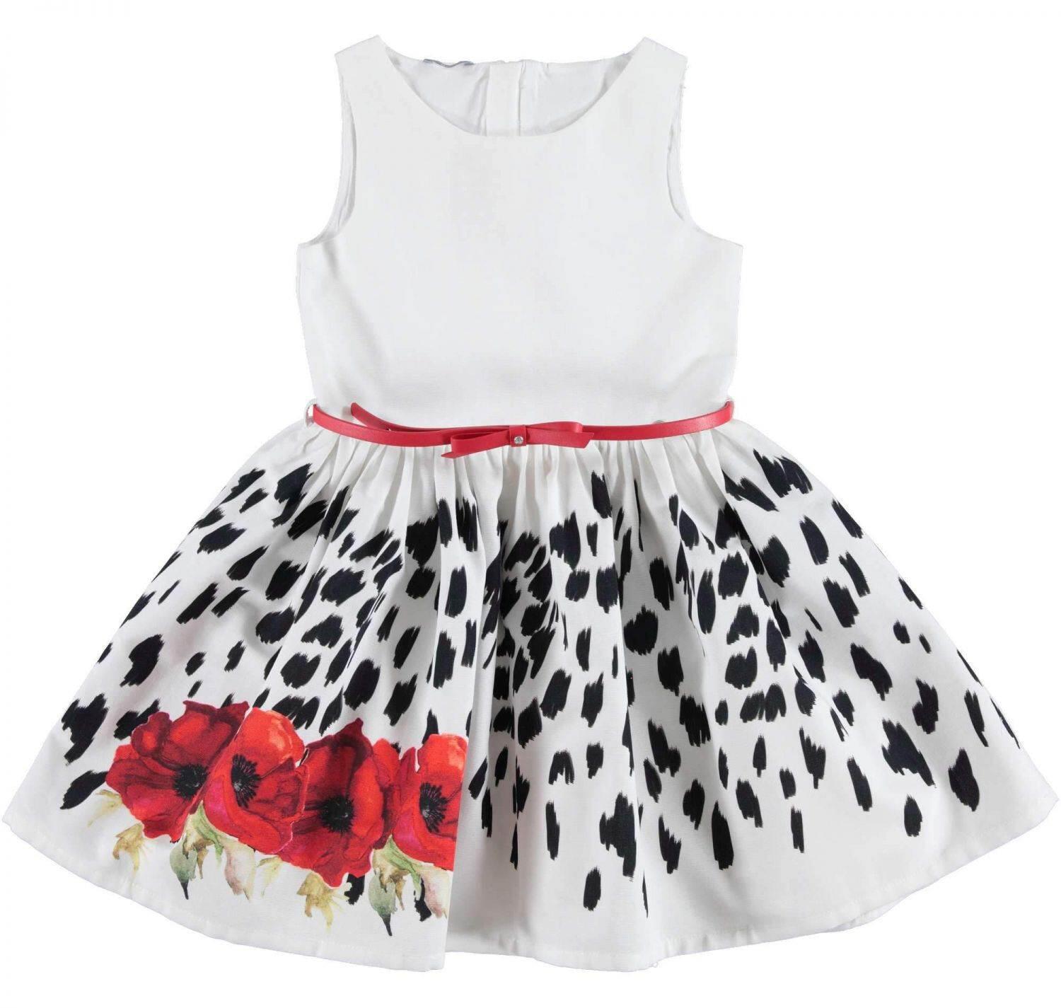 Sarabanda festliches M&auml;dchen Kleid Mohnbl&uuml;te