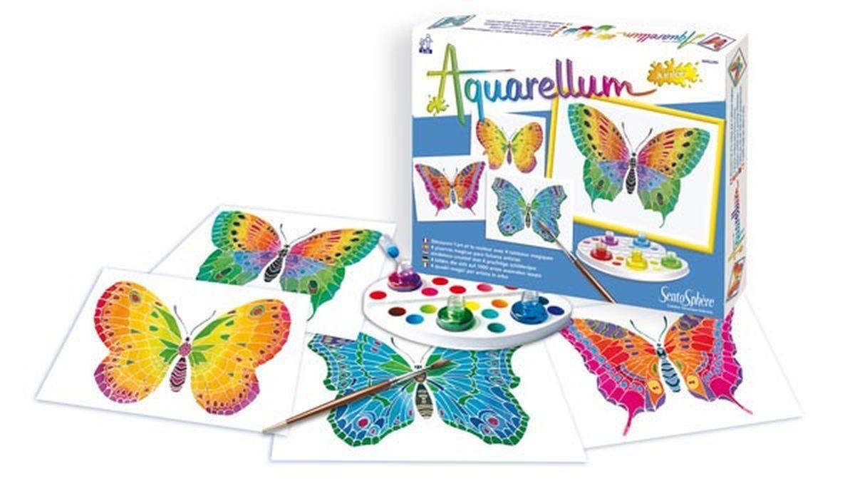 Mal- und Bastel-Set Aquarellum Junior Schmetterlinge