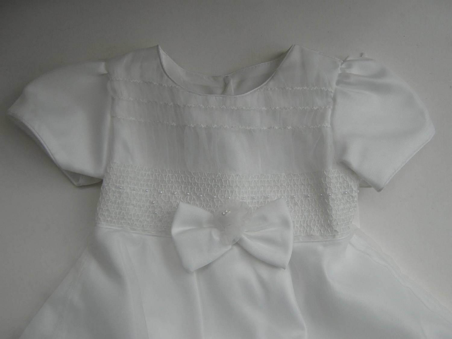 TipTop Taufkleid festliches Babykleid Tradition wei&szlig;
