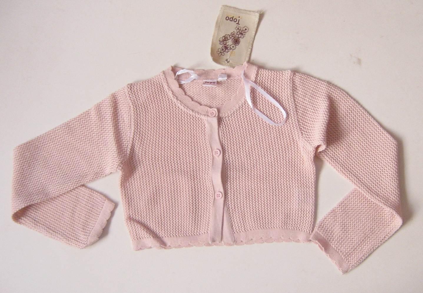 Topo Kinder M&auml;dchen Strick Bolero altrosa