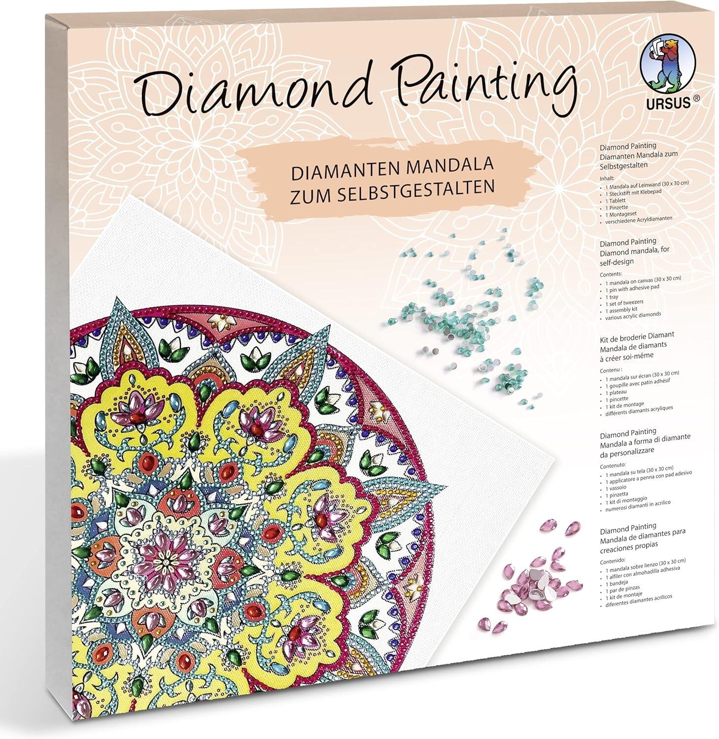 Ursus Diamond Painting Mandala Set 3