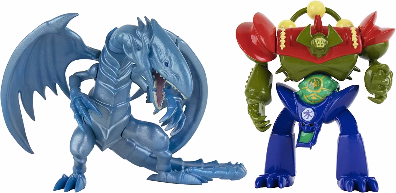 Yu-Gi-Oh! Actionfigur Blau&auml;ugiger Drache und Torw&auml;chter