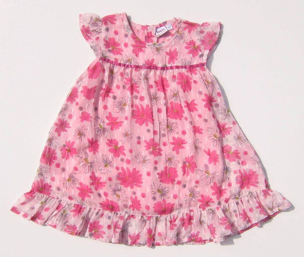 Topo Kinderkleid  Babykleid Sommerkleid Pink Lady