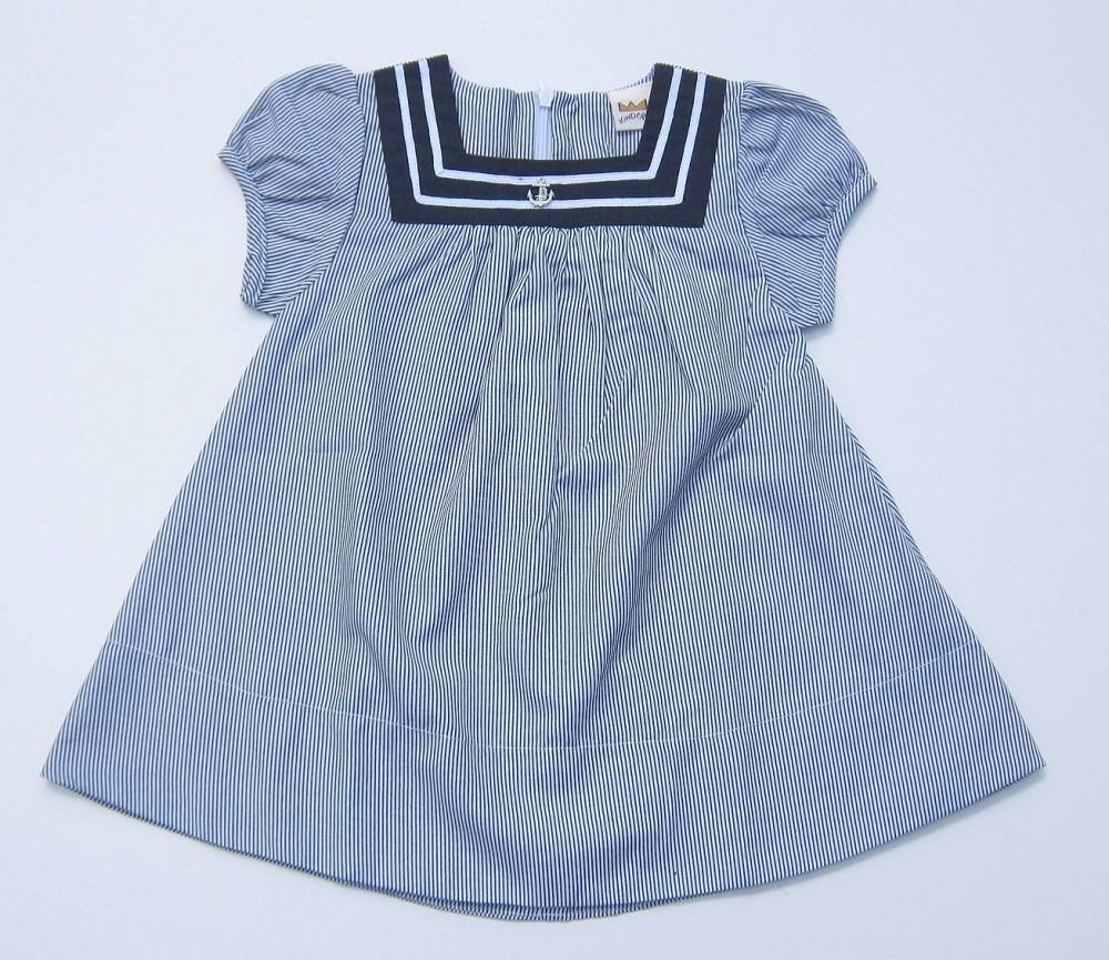 KINDERIT Babykleid Mädchenkleid Sailor
