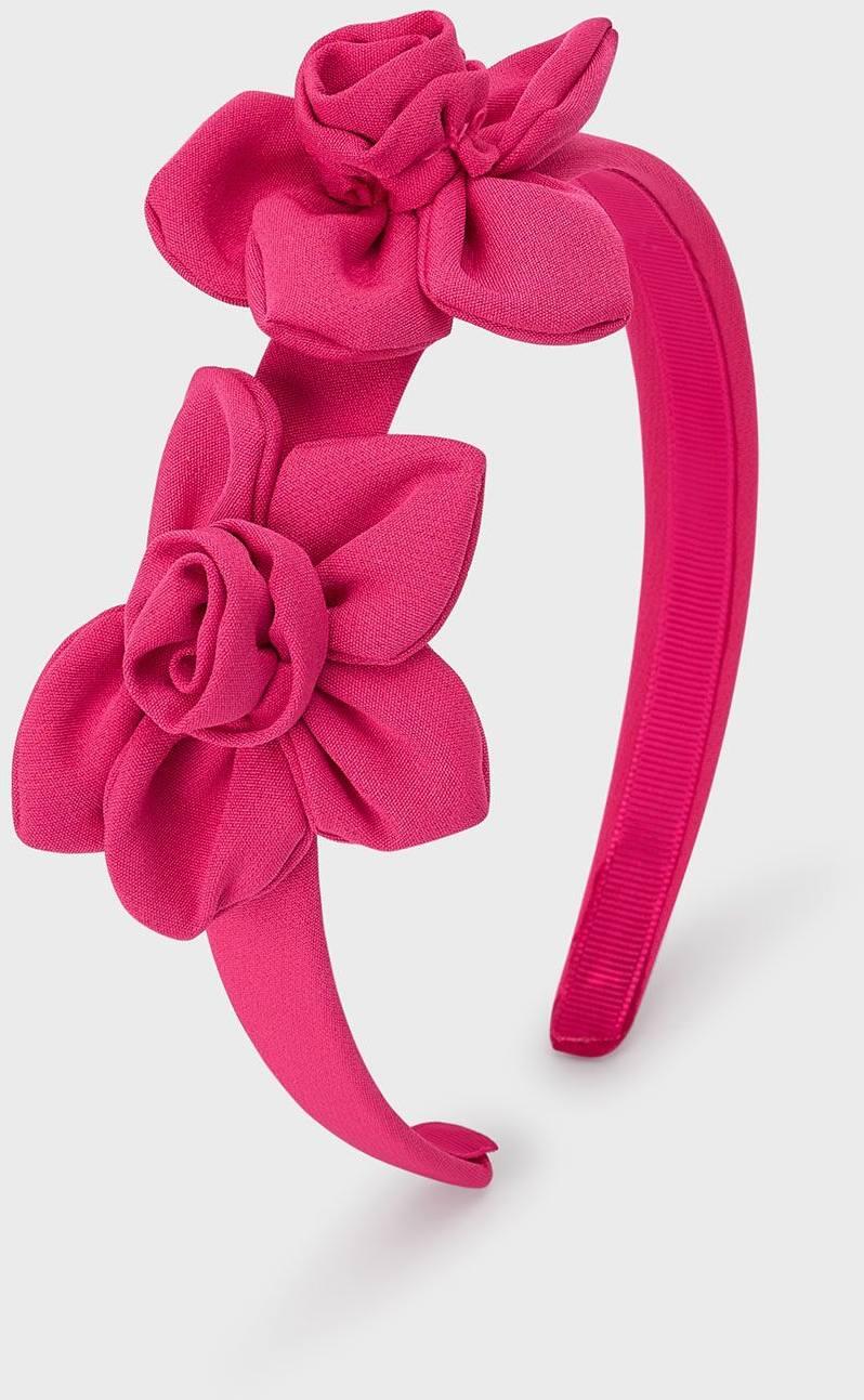mayoral M&auml;dchen Haarreif aus Crepe Blumen pink