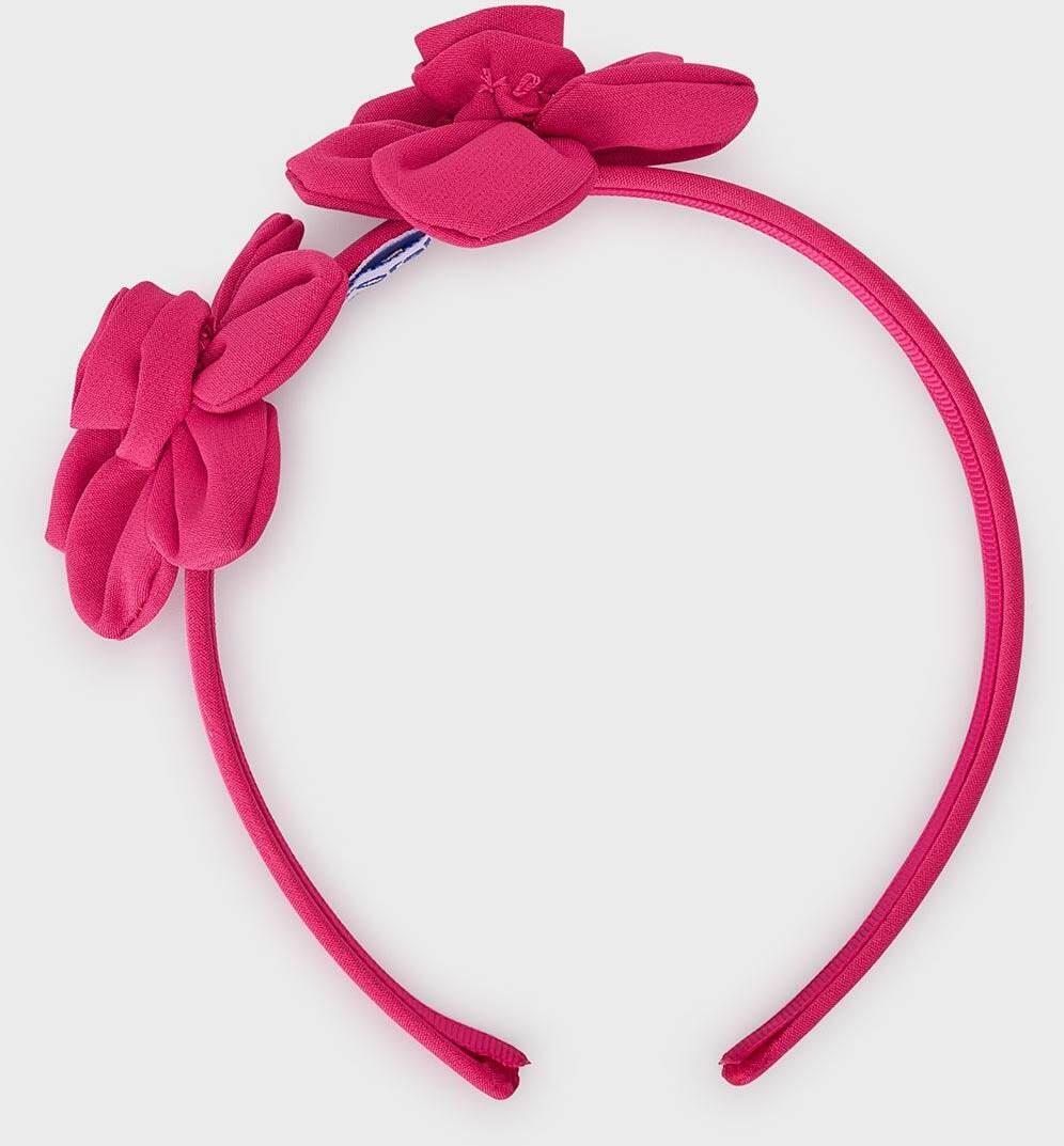 mayoral M&auml;dchen Haarreif aus Crepe Blumen pink