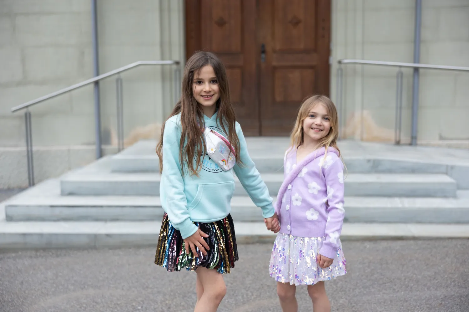 Great Pretenders Kinder Tasche Fanny Pack metallic silber