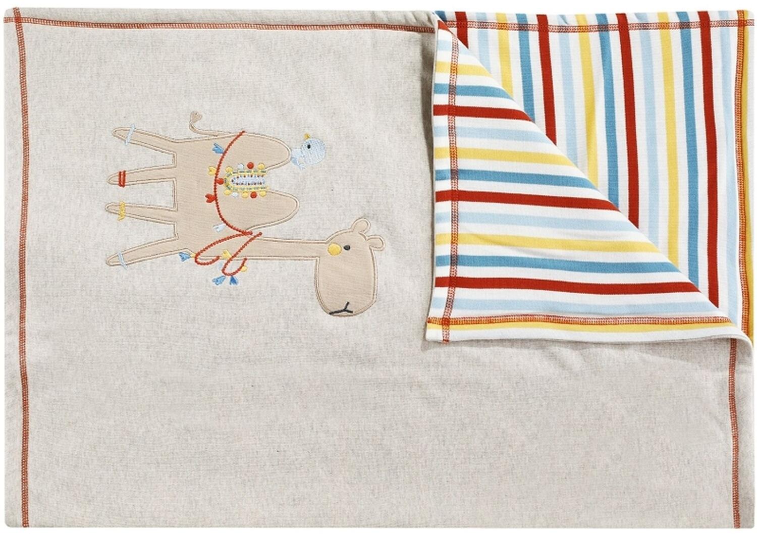 Jacky Baby Decke wattiert Sunshine Stories beige melange