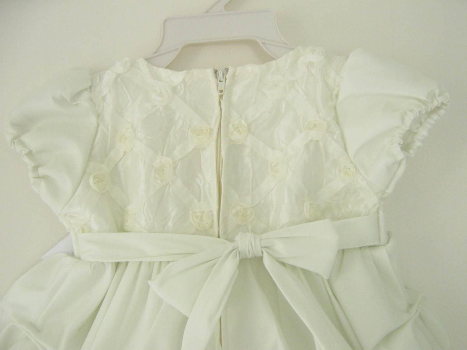 chic baby Taufkleid festliches Babykleid Fleur ecru