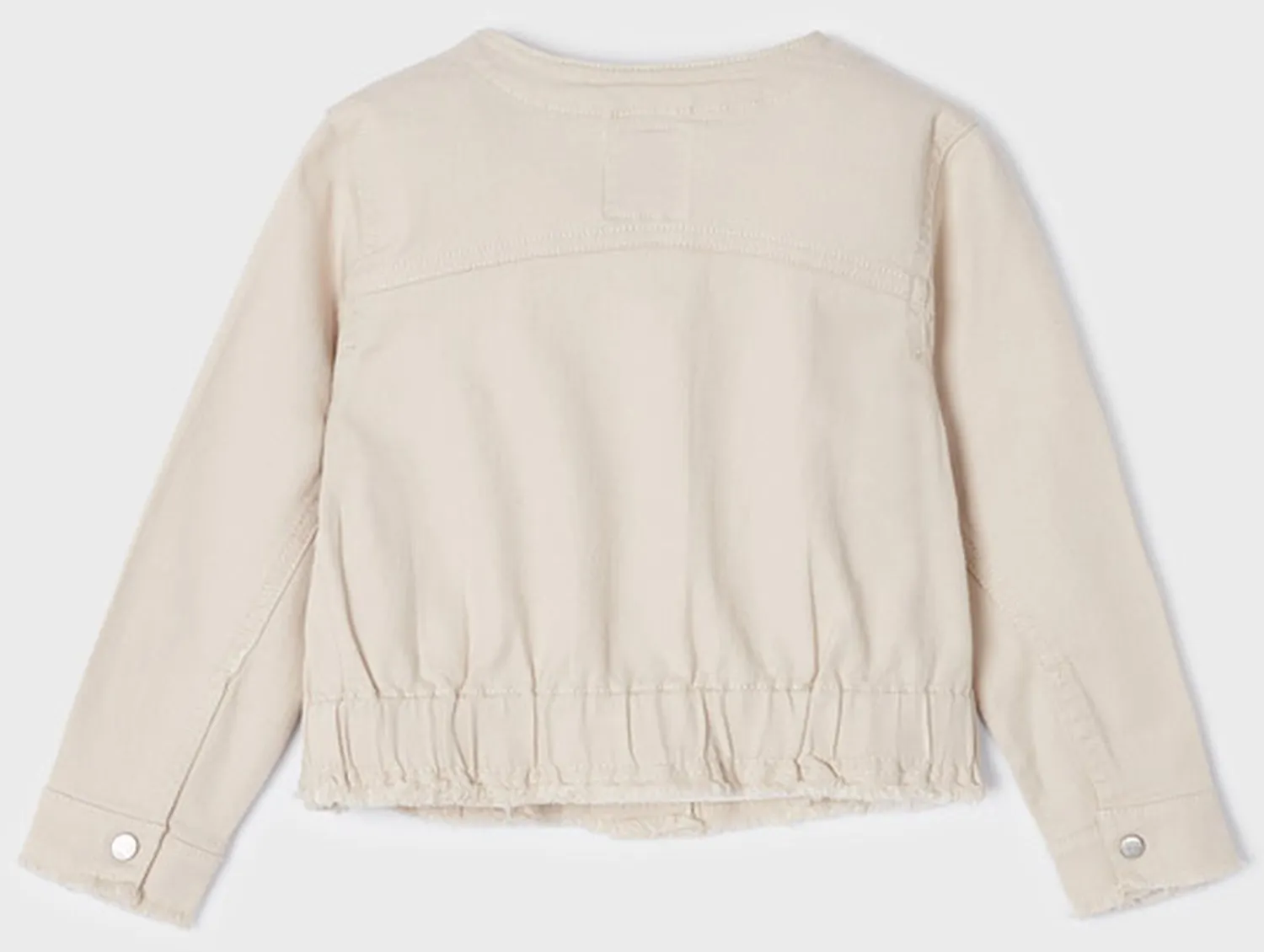 mayoral Mädchen Jeans Jacke beige