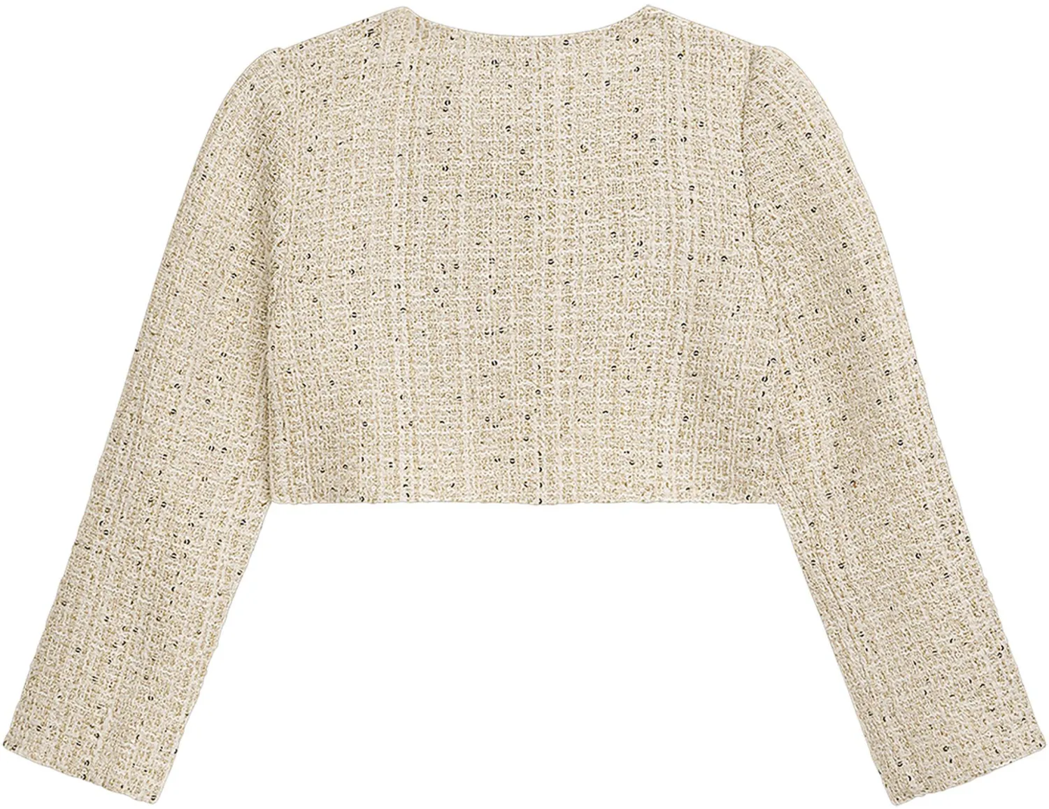 Danamade Teens M&auml;dchen festliche Jacke Bolero Boucle gold