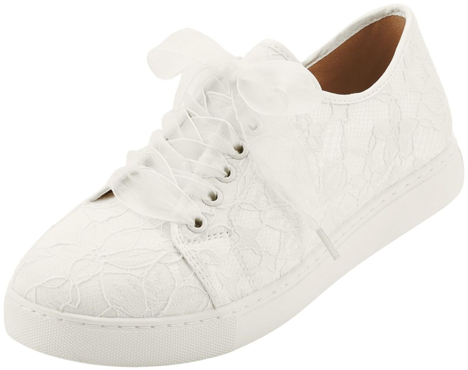 Happy Girls festliche Kinderschuhe Kommunion Spitze ecru