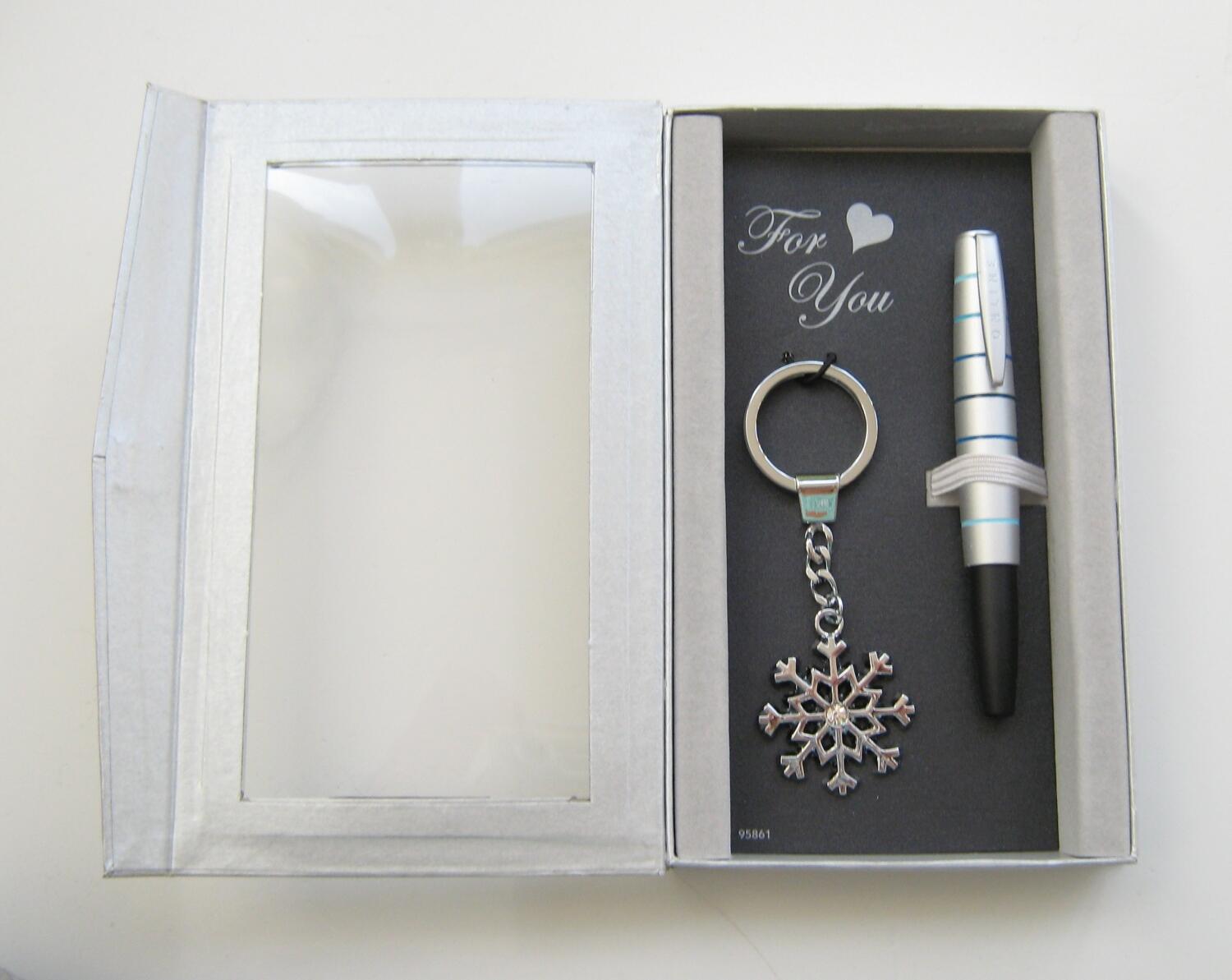 ONLINE F&uuml;llhalter-Set Schreib-Set Schneekristall For You