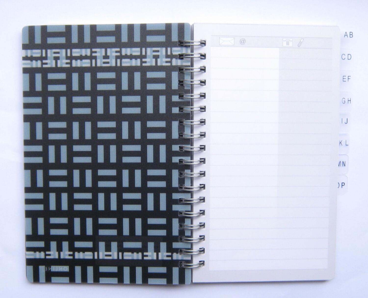 Online Adressbuch Vision schwarz