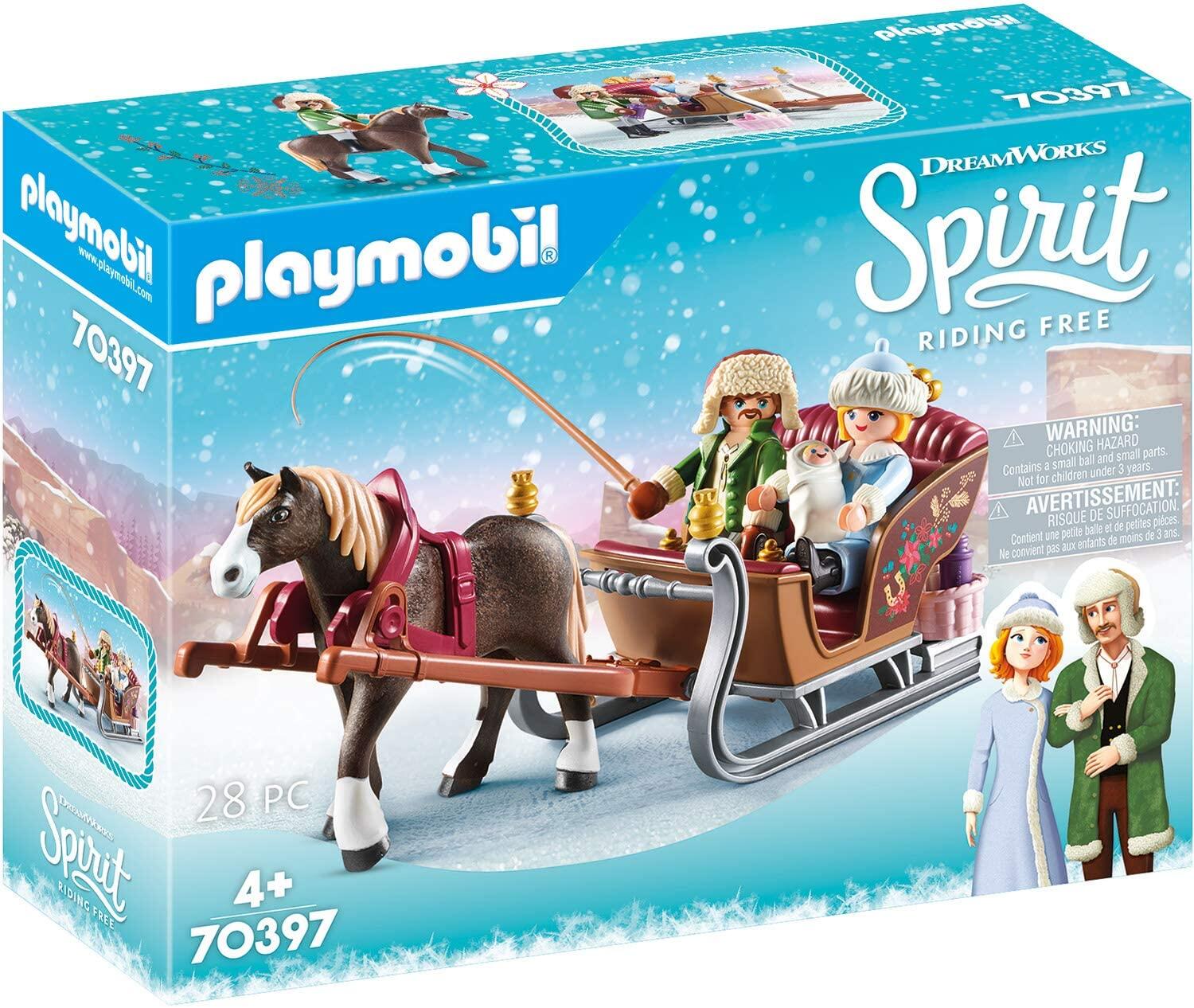 Playmobil 70397 Spirit Riding Free Winterliche Schlittenfahrt