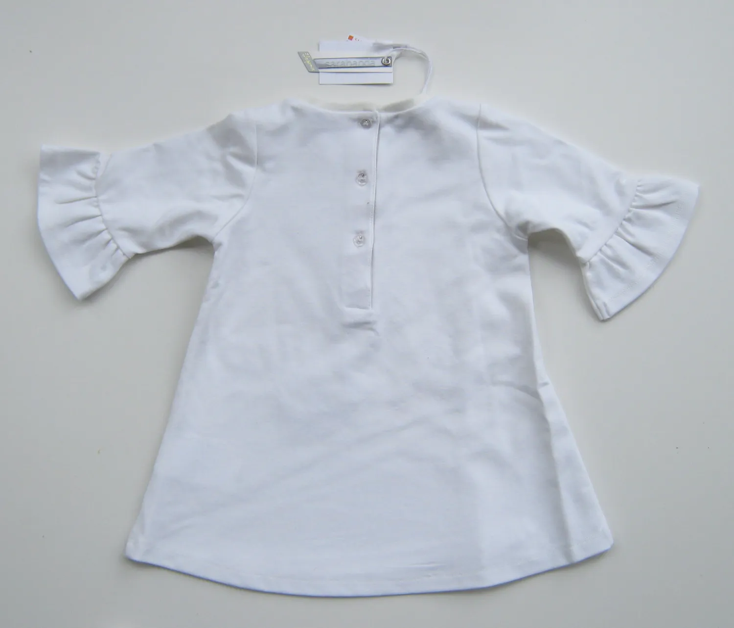 Sarabanda Kinder Kleid Babykleid Herzchen weiß