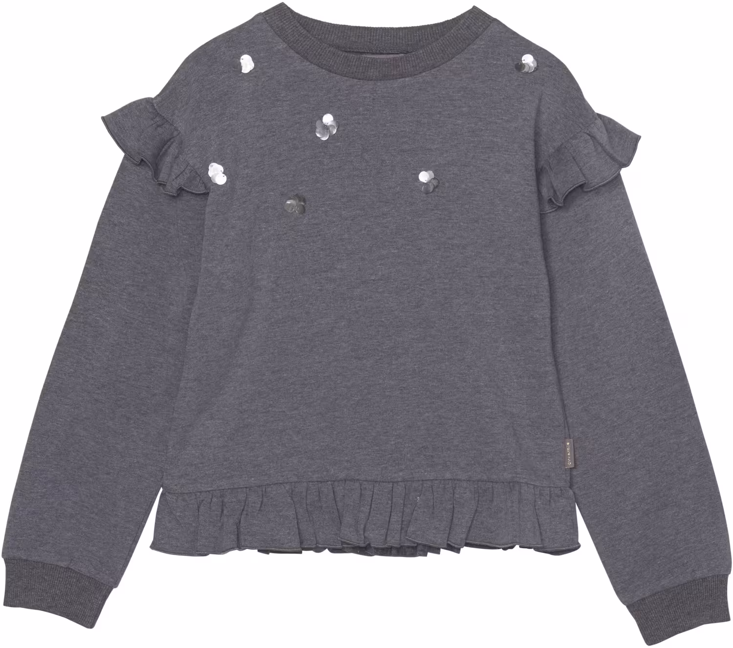 Creamie M&auml;dchen Sweatshirt grau melange
