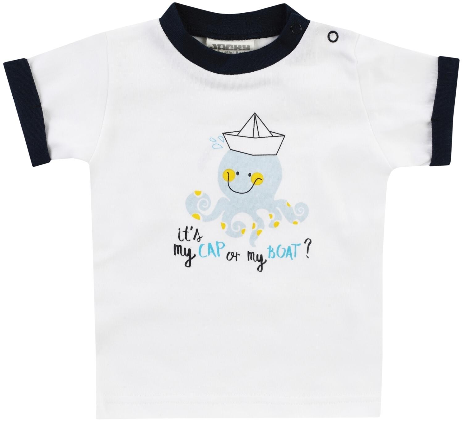 Jacky Baby Organic T-Shirt Kurzarm Ocean Child Tintenfisch