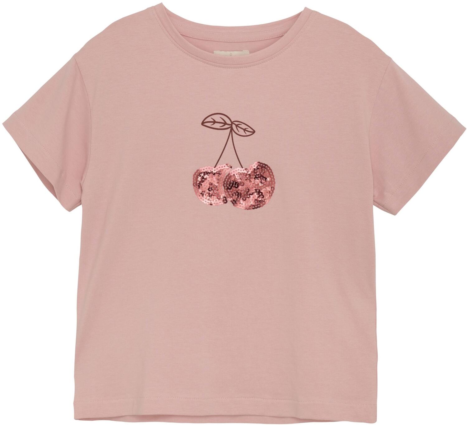 Creamie M&auml;dchen T-Shirt mit Pailletten-Kirschen rosa