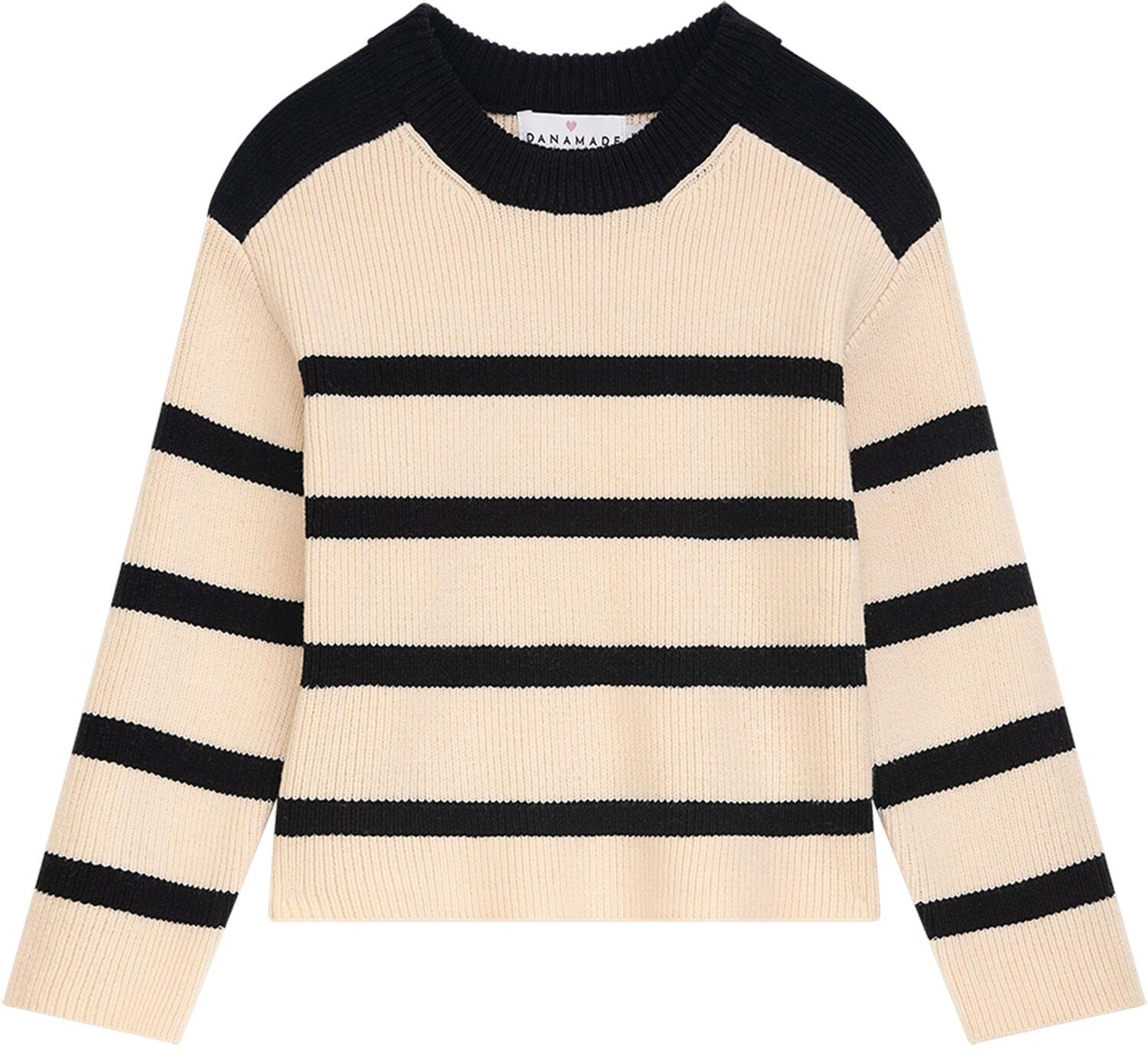 DANAMADE Teens M&auml;dchen Strick Pullover Tea Ecru