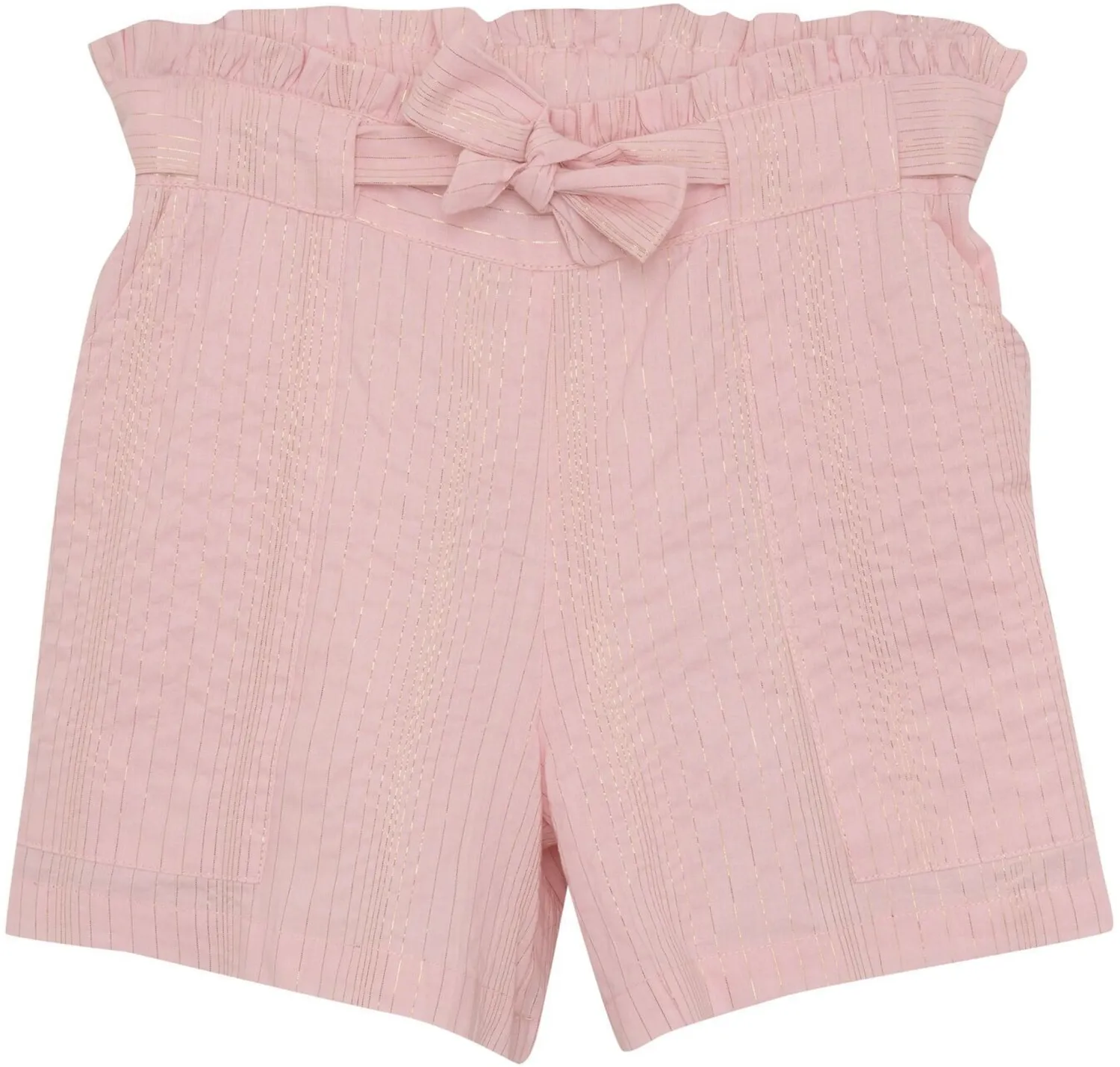 Creamie M&auml;dchen Shorts mit Glitzer-Streifen rosa
