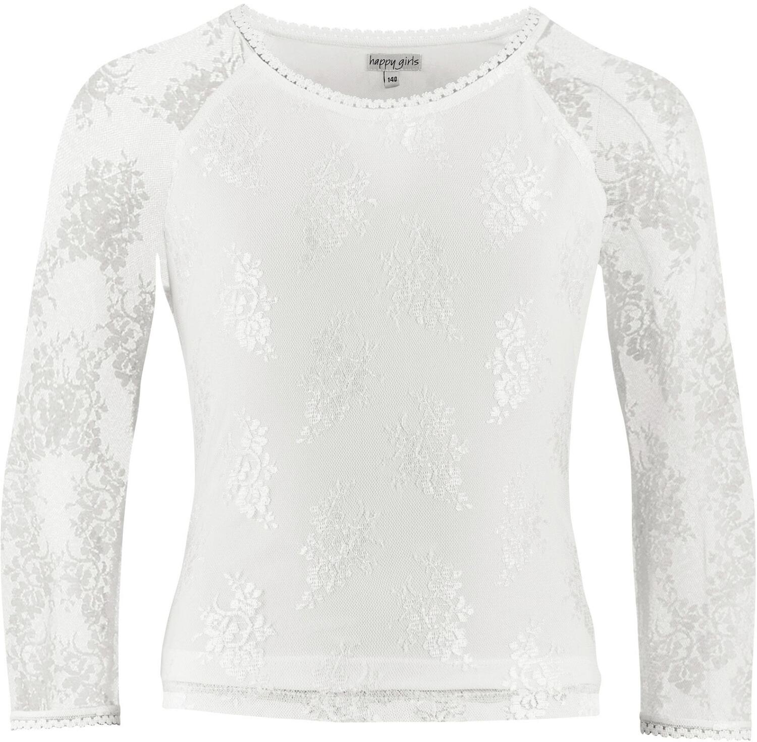 Happy Girls Teens M&auml;dchen Bluse Shirt festlich Celia ecru