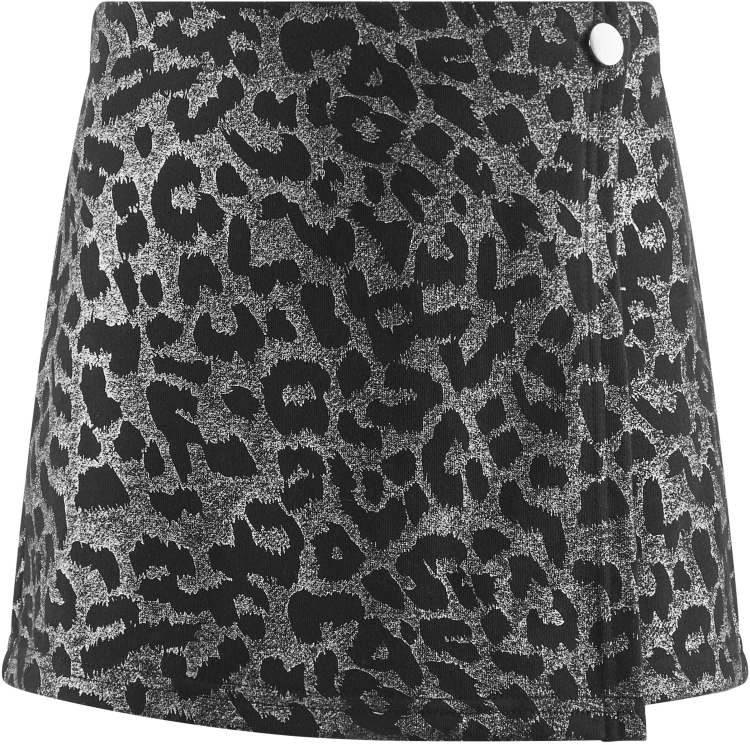 Happy Girls Teens Mädchen Hosen-Rock Skort silber schwarz