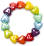 Great Pretenders Kinder-Armband Bunte Herzen