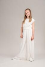 Danamade festlicher Teens M&auml;dchen Jumpsuit Kommunion Pia ecru