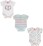 Boley Baby Kurzarm-Body 3er-Pack Girls