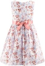 Happy Girls Kinder M&auml;dchen Kleid festlich Schmetterlinge coral