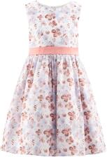 Happy Girls Kinder M&auml;dchen Kleid festlich Schmetterlinge coral