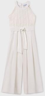 Mayoral festlicher Teens Mädchen Jumpsuit Kommunion Chiffon ecru