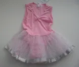 Mädchen Ballett Body mit Tutu Ballerina rosa