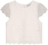 Danamade Teens Mädchen Bluse festlich Stickerei ecru