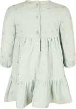 Happy Girls M&auml;dchen Baby Kleid mit Gold-Druck hellblau