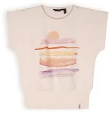 Nono Mädchen T-Shirt Organic Sunset pearled ivory