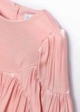 abel &amp; lula M&auml;dchen Kinder Kleid festlich Satin rosa