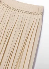 abel &amp; lula M&auml;dchen Kinder Midi Rock Plissee Lamee gold